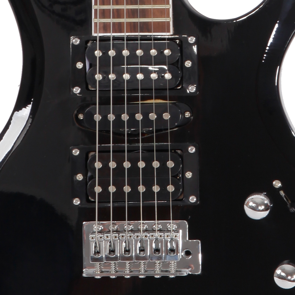 Glarry burning fire style electric guitar clearance